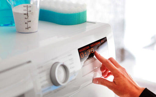 hand washing in machine