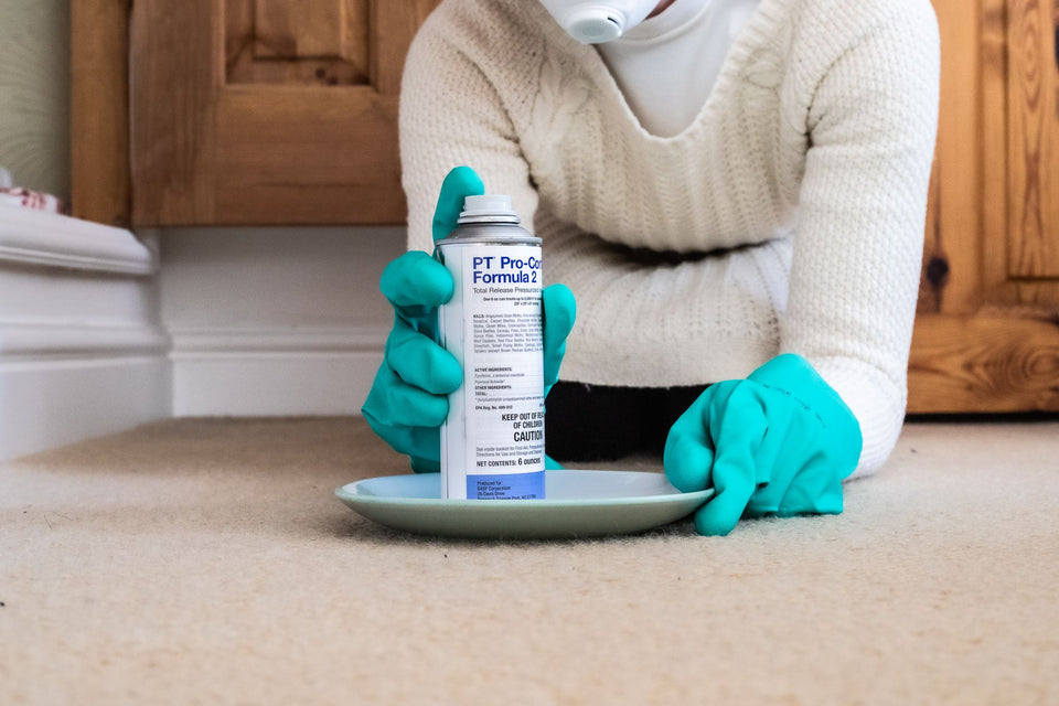 Preparing a Moth Fogger for use in the home