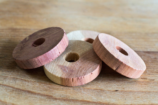 cedar blocks which can be hung on hangers or placed in drawers