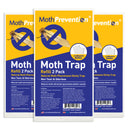 High-Performance Clothes & Carpet Moth Trap Refills - 6 Pack