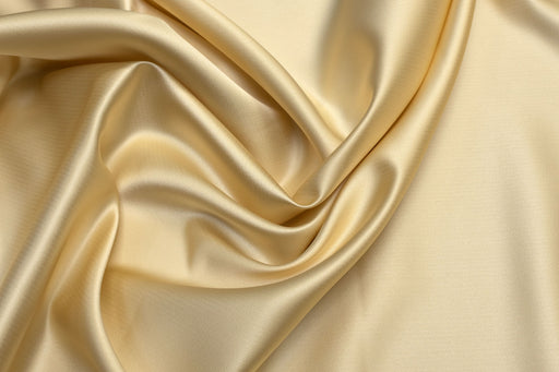 a swathe of luxurious cream silk