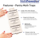 Powerful Pantry Moth Traps - 6 Pack