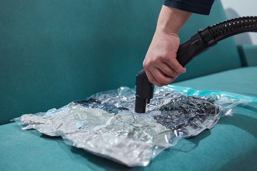 a vacuum seal bag for storing clothes
