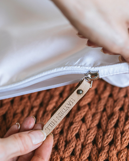 Long Organic Cotton Hanging Bag