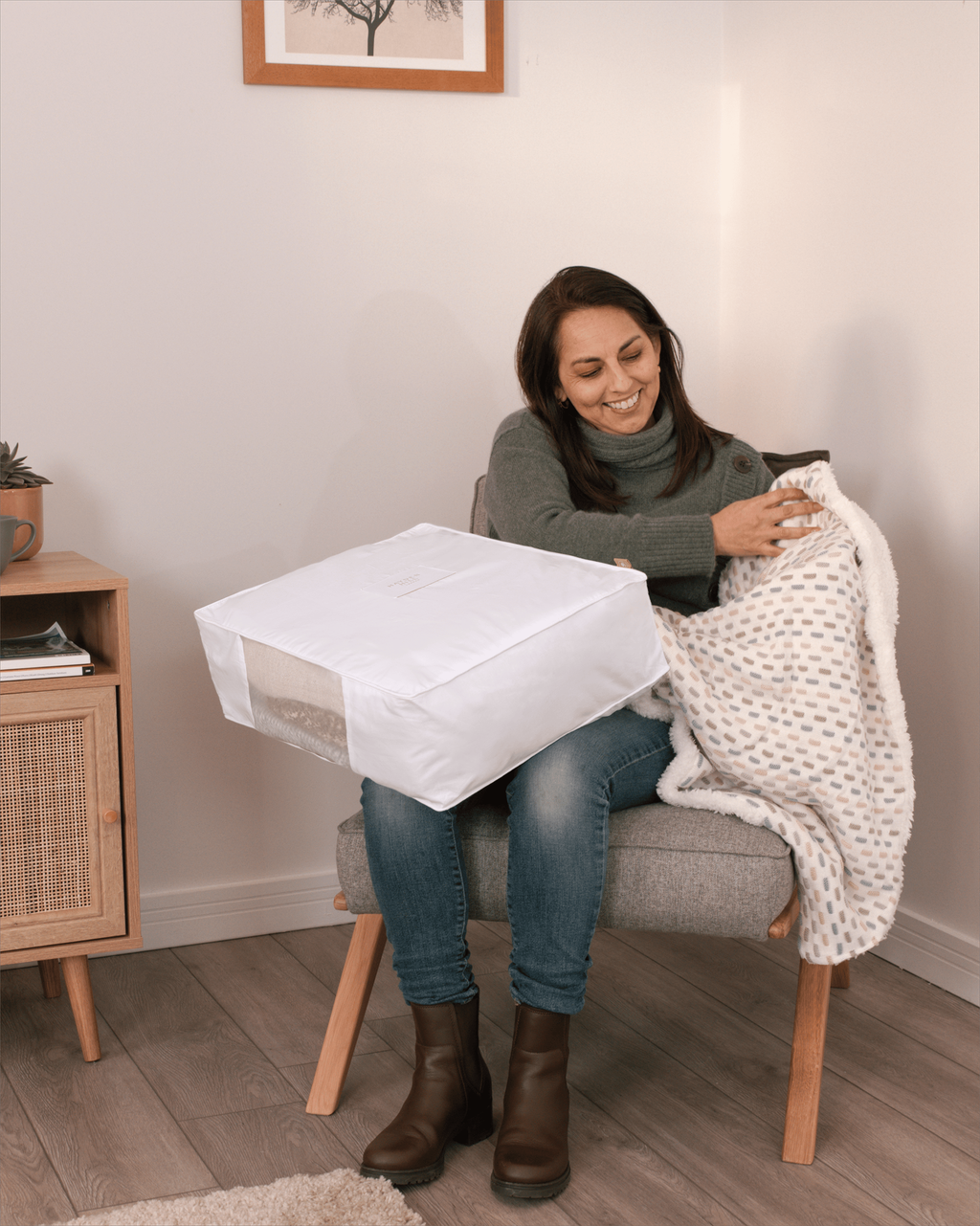 Double Extra Large Organic Cotton Storage Bag