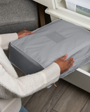 Extra Large Organic Cotton Storage Bag in Gray