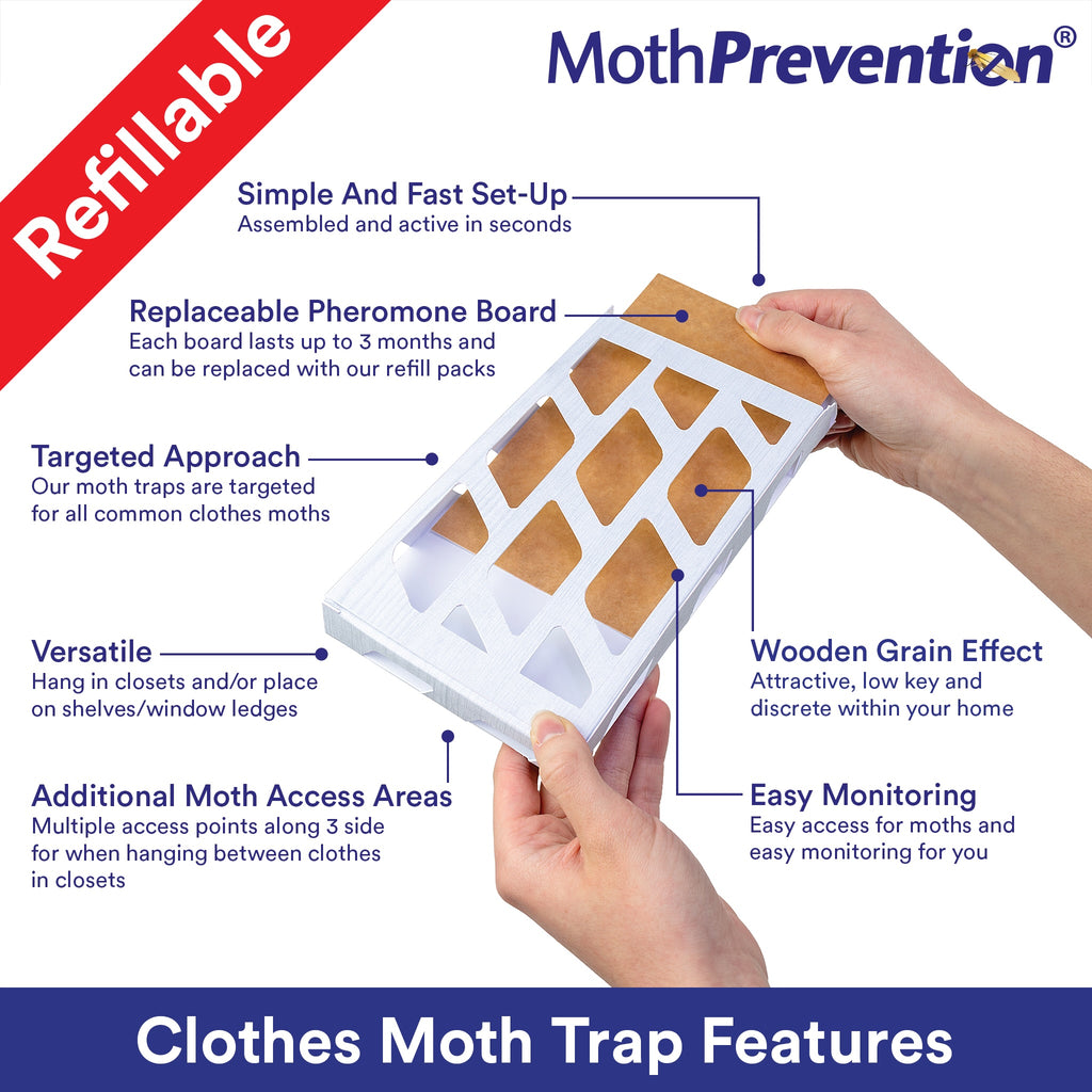 MothPrevention Clothes Moth Trap Features