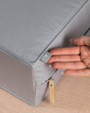 Double Extra Large Organic Cotton Storage Bag in Gray
