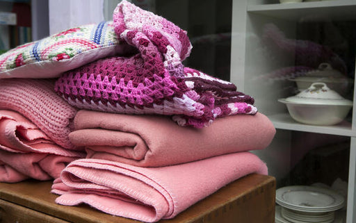 Pile Of Pink Woolen Blankets How Much To Dry Clean A Blanket