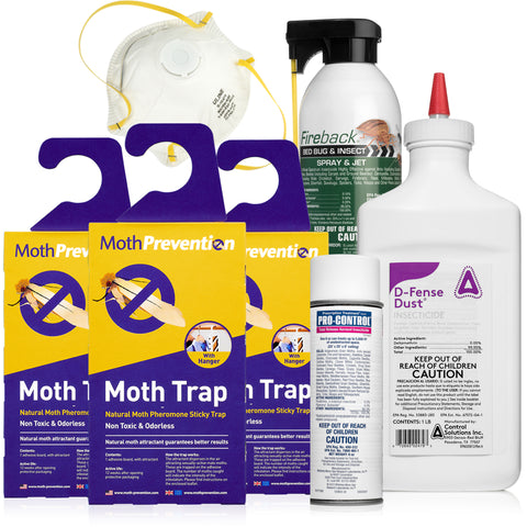1 Room Powerful Carpet Moth Killer Kit by Moth Prevention