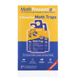 Powerful Clothes Moth Traps & Carpet Moth Traps - 3 Pack